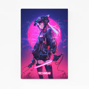Cutting-Edge Neon Cyberpunk Art