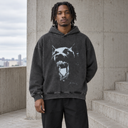 Sort Y2K hoodie til mænd