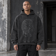 Spiny Hood Y2K Graphic Hoodie