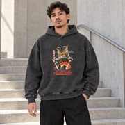 Y2K Hoodie med Monsterangreb