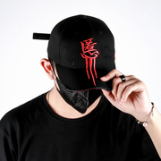 Czapka cyberpunk Akuma Kanji