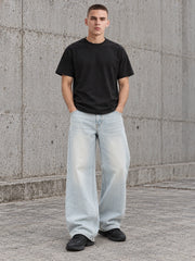Light Wash Baggy Y2K Jeans
