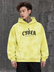 Moletom Oversized Desgastado Desbotado pelo Sol