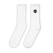 Cyber Skull White Socks