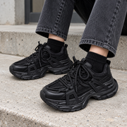 Nuevas Zapatillas Plataforma Negras para Mujer
