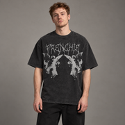 Tricou gotic grafic Y2K