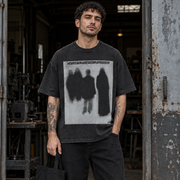 Tricou Y2K cu Grafică Negru