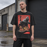 Oversize-hip hop -printtipaidat Y2K