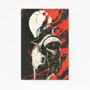 Cyberpunk Art Crimson Knight