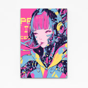 Cyberpunk Art Neon-Träumer