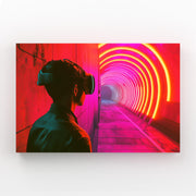 Cyberpunk Art Neon Odyssey