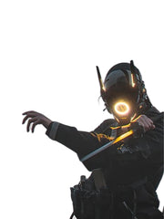 Capacete Cyberpunk Fantasia