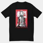 Camisa Cyberpunk Kanji blanco