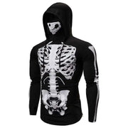 Cyberpunk Skeleton Thin Hoodie