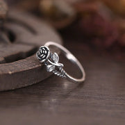Delicate Rose Y2K Ring