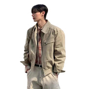Chaqueta Y2K con Doble Cremallera
