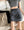 Drawstring Cargo Mini Skirt