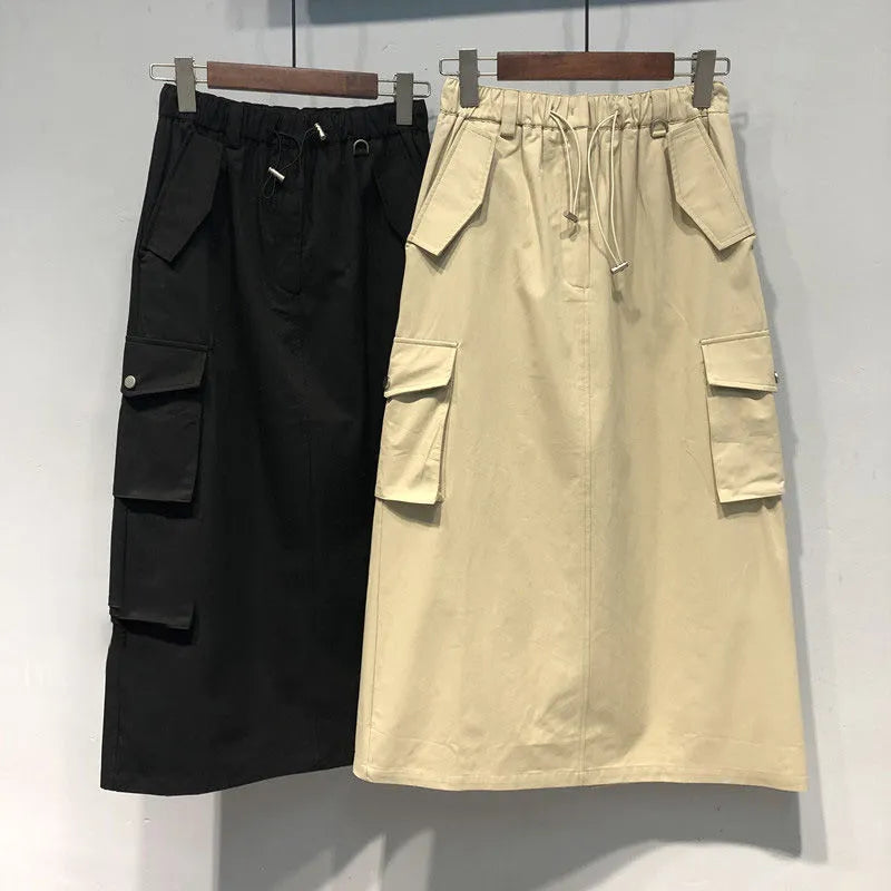 Cargo Skirt in Wax Cloud