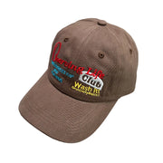 Casquette Y2K brodée à lettres colorées