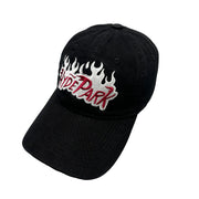 Flame Embroidery Y2K Baseball Cap