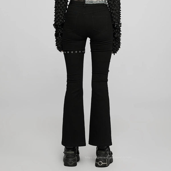 Flare Cut Out Pants