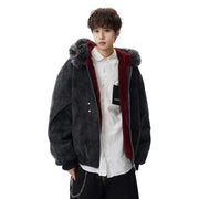 Fleece-lined Warm Y2K Jacket
