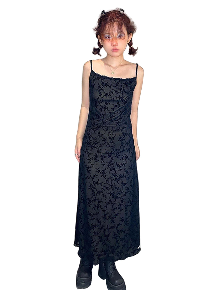 Floral Casual Goth Dress Floral Casual Goth Dress