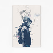 Explorateur futuriste Cyberpunk Art
