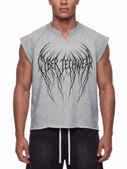 Goth Cut Off Muscle Shirt