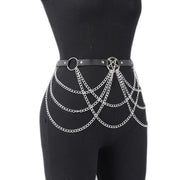 Goth Taillen-Bodychain