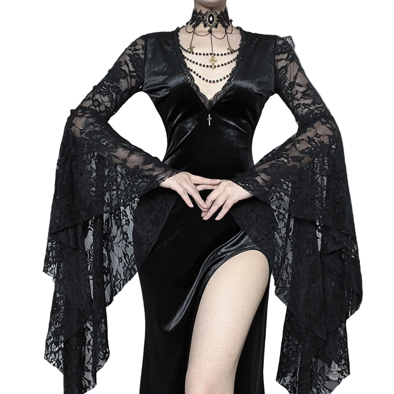 long sleeve witch dress Amazon.com: ZIFUNMUR Women Witch Costume Wicked Black Dress Gothic Long Sleeve Gown Hat Halloween Witch Cosplay Outfit (Small) : Clothing, Shoes & Jewelry