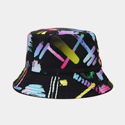 Sombrero de pescador con grafiti