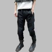 Hip Hop Techwear Black Pant