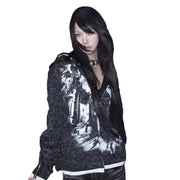 Kapuzen-Outerwear Y2K Top