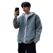Hooded Y2K Jacket Men