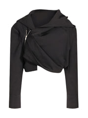 Unregelmäßige kurze Damen Jacke Frühling