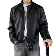 PU Leather Trendy Jacket Y2K