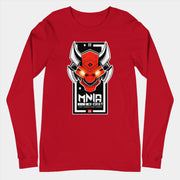 Long Sleeve Red Graphic Tees