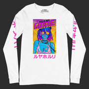 Camiseta de manga larga para hombre blanca