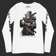 Langarmshirt Weiß Cyberpunk