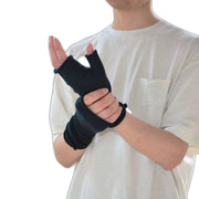 Looped Fabric Techwear Fingerless Gloves