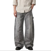 Men's Gray Y2K Jeans