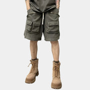 Pantalones cortos cargo tácticos para hombre