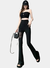 Mesh Cut Out Pants
