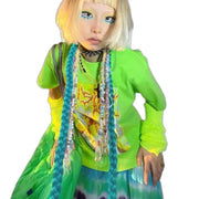 Haut Y2K Metal Cyber Chic