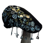 Metal Rivet Techwear Beret
