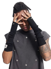 Metal Rivet Techwear Streetwear Gloves