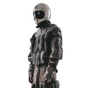 Chaqueta de motociclista retro cyberpunk