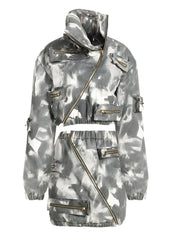 Damen Jacke Frühling mit multiplen 3D-Taschen