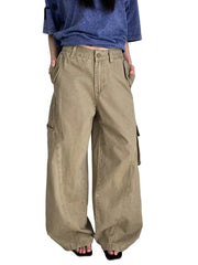 Multi Pocket Cargo Y2K Jeans Women's